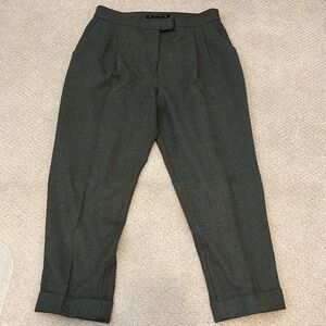 Zara pleated ankle pants